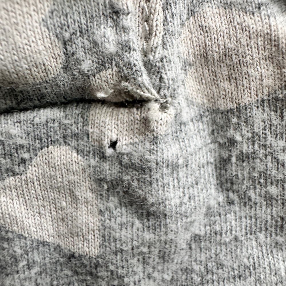GAP Girls Size 4 Gray Heart Pattern Long Sleeve Kids Casual Dress - Picture 6 of 6